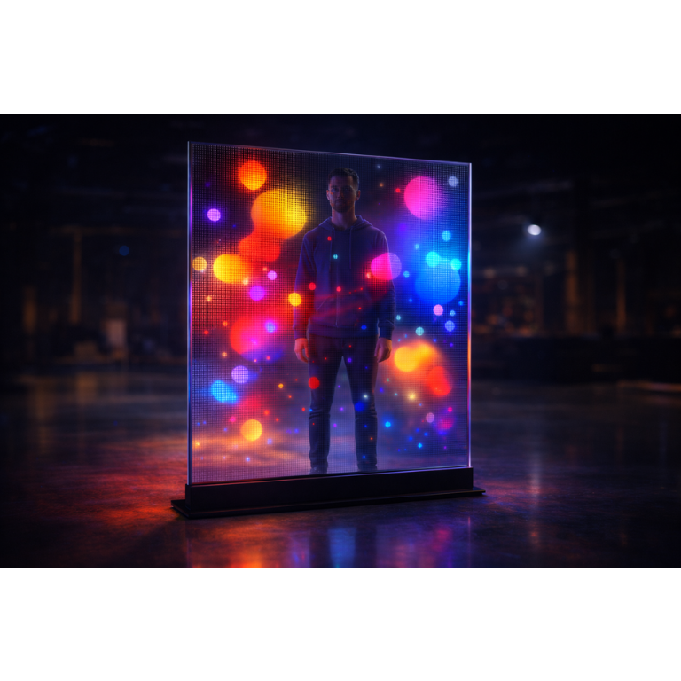 Transparentni LED display