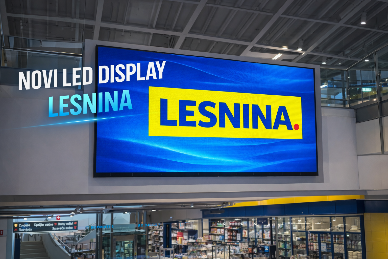 INDOOR LED DISPLAY SPLIT / LESNINA